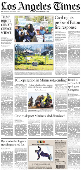 Cover of Los Angeles Times