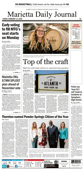 Cover of Marietta Daily Journal