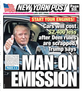 Cover of New York Post