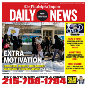 Cover of Philadelphia Daily News