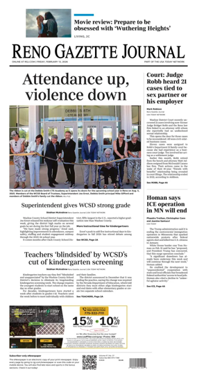 Cover of Reno Gazette Journal