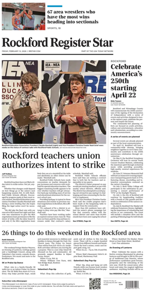 Cover of Rockford Register Star