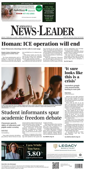 Cover of Springfield News-Leader