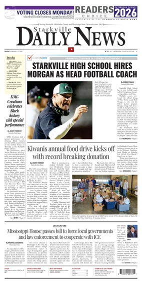 Cover of Starkville Daily News