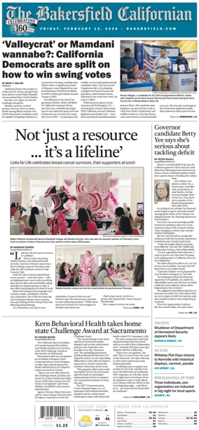 Cover of The Bakersfield Californian