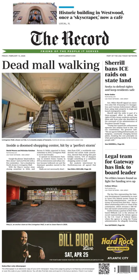 Cover of The Bergen Record