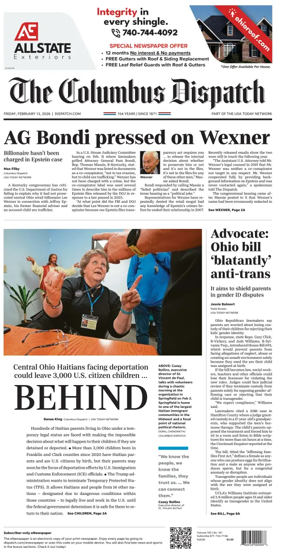 Cover of The Columbus Dispatch