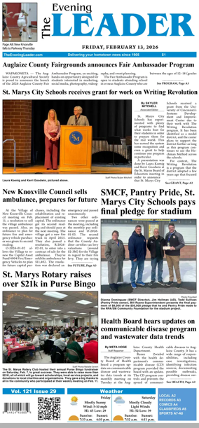 Cover of The Evening Leader