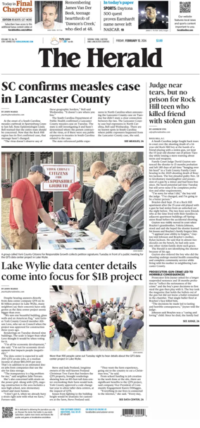 Cover of The Herald (Rock Hill)