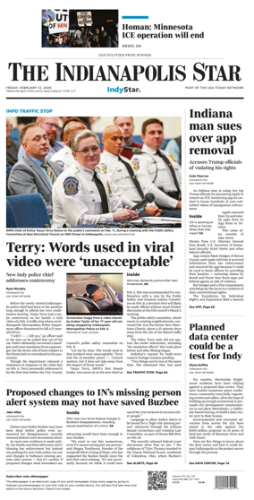 Cover of The Indianapolis Star