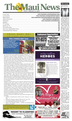 Cover of The Maui News