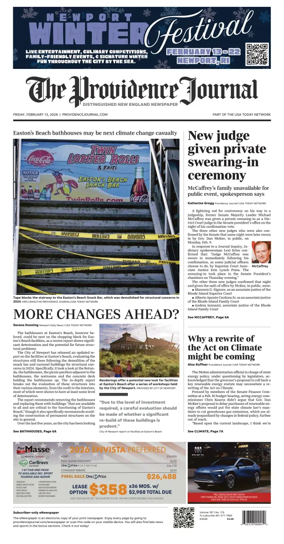 Cover of The Providence Journal