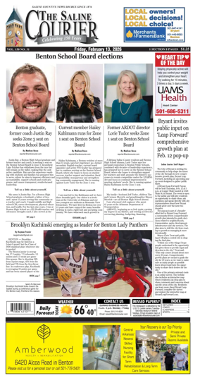 Cover of The Saline Courier