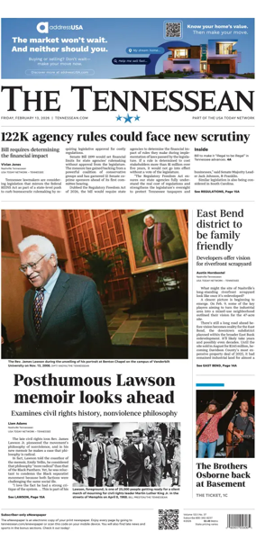 Cover of The Tennessean