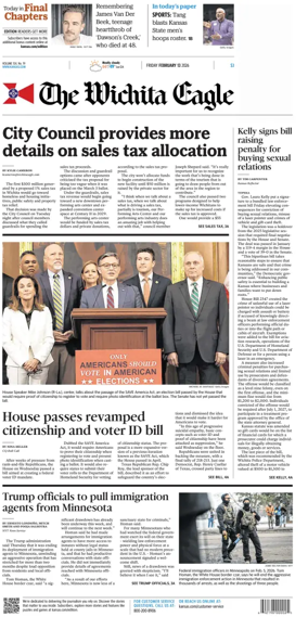 Cover of The Wichita Eagle