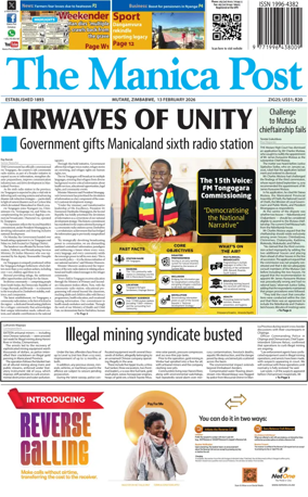 Cover of The Manica Post