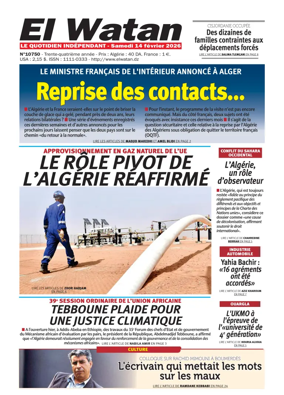 Cover of El Watan (Algeria)