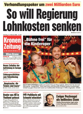 Cover of Kronen Zeitung