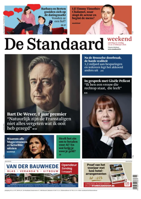 Cover of De Standaard