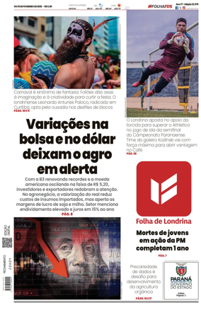 Cover of Folha de Londrina