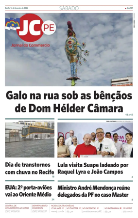 Cover of Jornal do Commercio