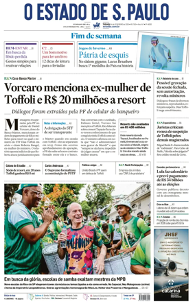 Cover of O Estado de S. Paulo