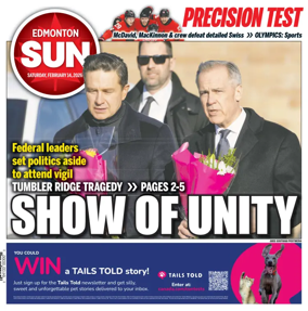 Cover of Edmonton Sun