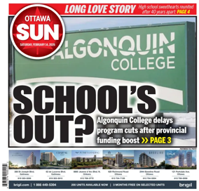 Cover of Ottawa Sun