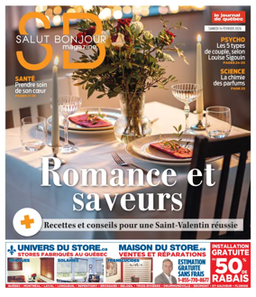 Cover of Le Journal de Quebec - Salut Bonjour Magazine