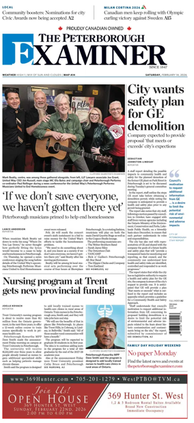 Cover of The Peterborough Examiner