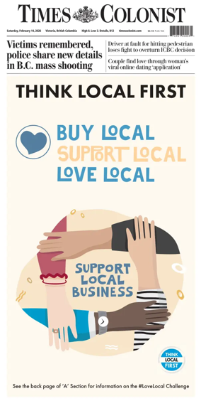 Cover of Times Colonist