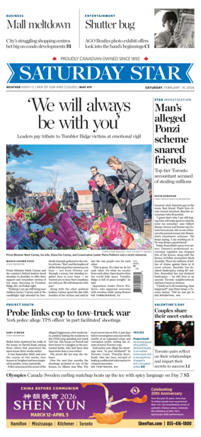 Cover of Toronto Star