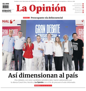 Cover of La Opinion
