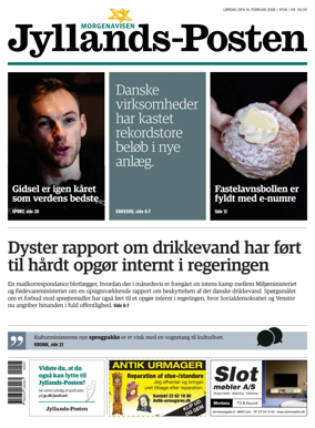 Cover of Jyllands-Posten
