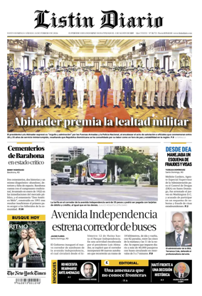 Cover of Listin Diario