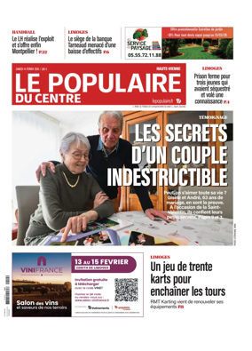 Cover of Le Populaire du Centre (Haute-Vienne)