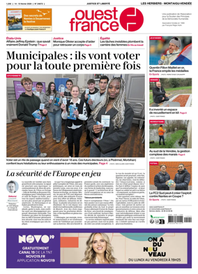 Cover of Ouest France (Les Herbiers / Montaigu)