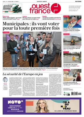 Cover of Ouest France (Mayenne)
