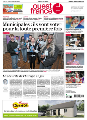 Cover of Ouest France (Nord-Finistere)
