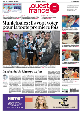 Cover of Ouest France (Pornic / Pays de Retz)
