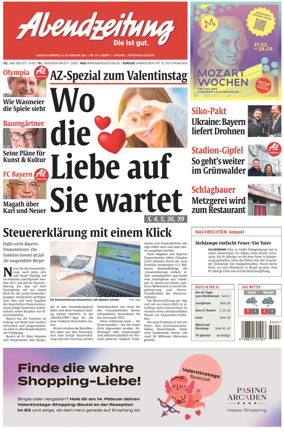 Cover of Abendzeitung Munchen