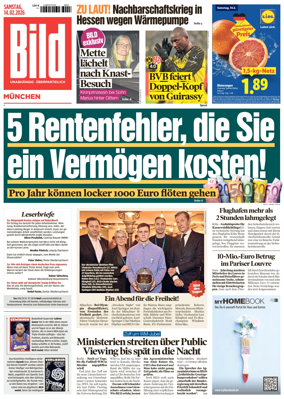 Cover of BILD Munchen