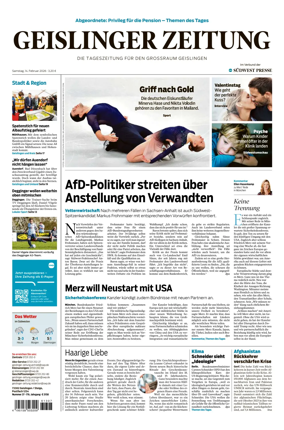Cover of Geislinger Zeitung
