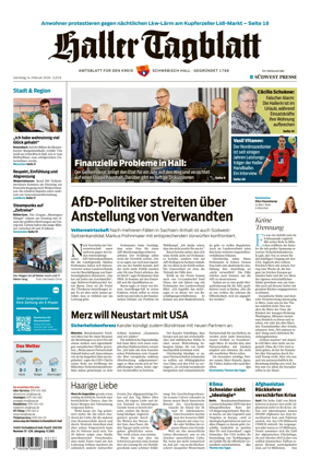 Cover of Haller Tagblatt