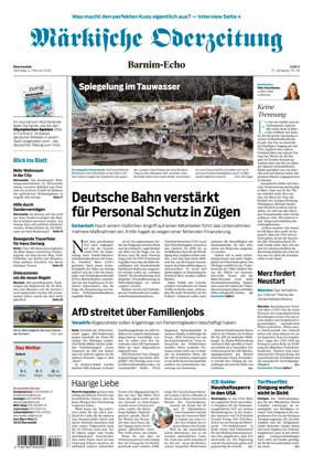 Cover of Markische Oderzeitung Eberswalde