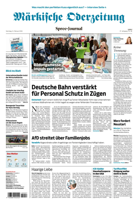 Cover of Markische Oderzeitung Spree-Journal