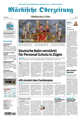 Cover of Markische Oderzeitung Strausberg