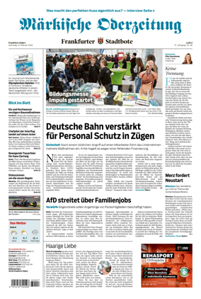 Cover of Markische Oderzeitung Frankfurt (Oder)
