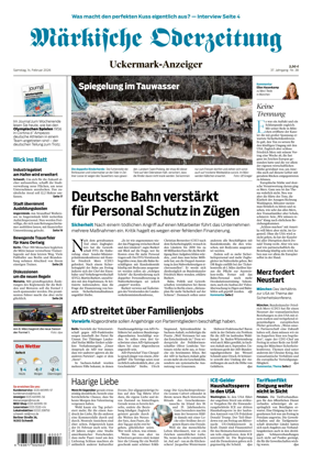 Cover of Markische Oderzeitung Uckermarkanzeiger