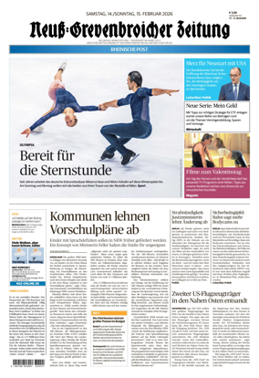 Cover of Neuss-Grevenbroicher Zeitung Neuss